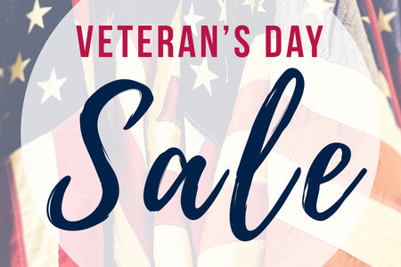 Our Veteran's Day Sale is here! Shop now and save.