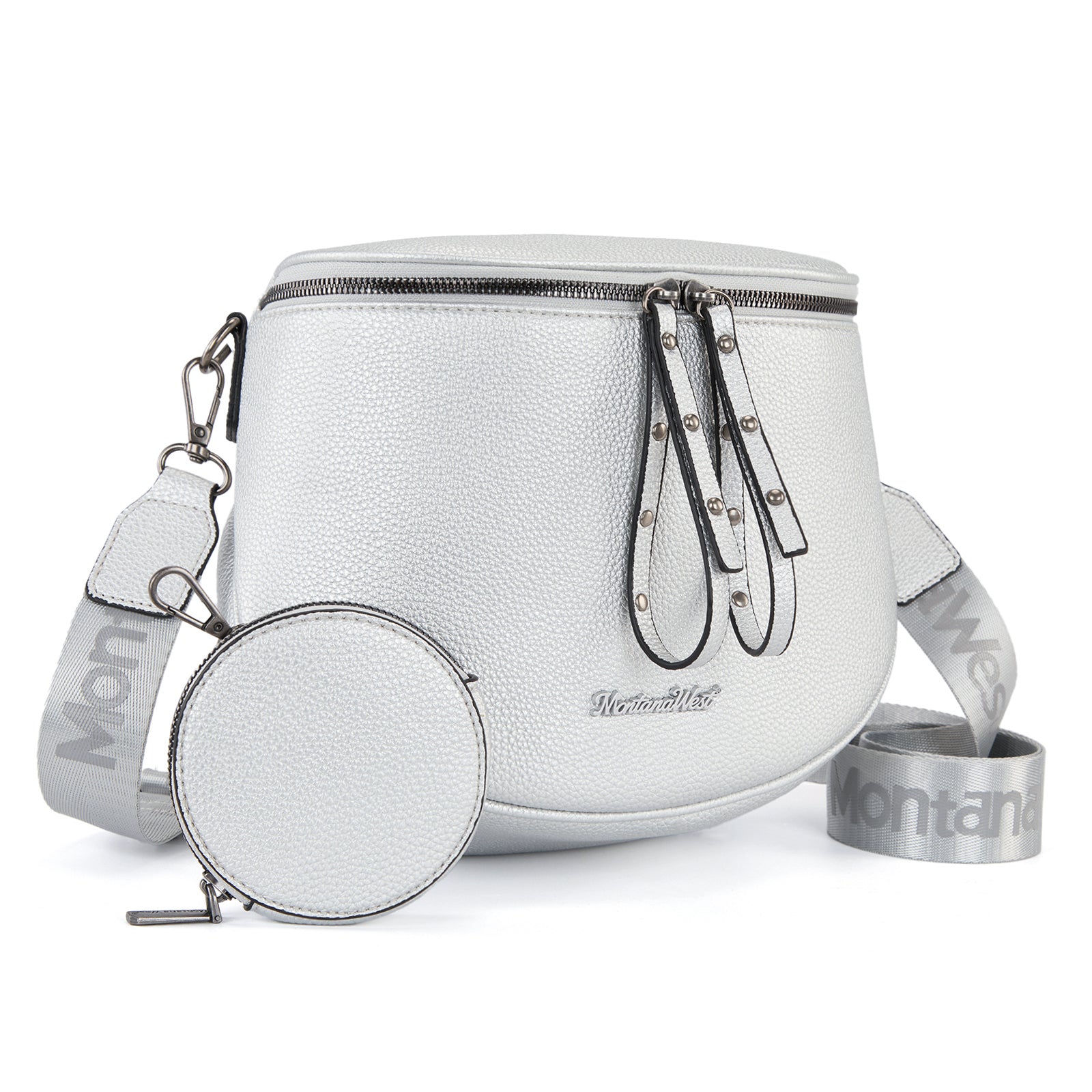 Montana West Crossbody Bags Bum Bag for Women Large Sling Bag with Adjustable Strap and Coin Purse
