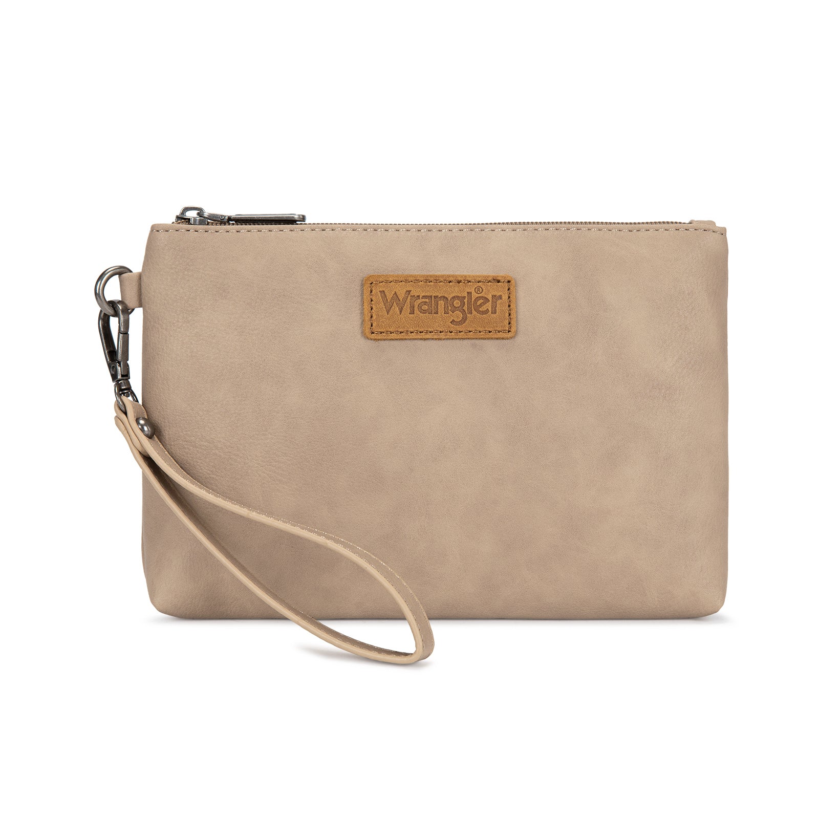Wrangler Wristlet Clutch Wallet for Women Large Capacity Zipper Pouch with Detachable Wrist Strap