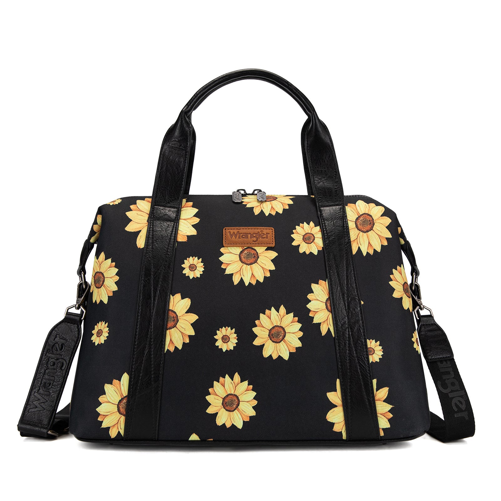 Wrangler Duffel Bag for Women Large Travel Weekender Bag Floral Flower Design