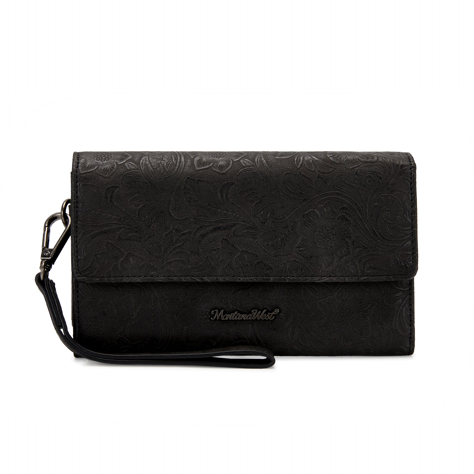 Montana West Wallets for Women Trifold Large Card Organizer Zipper Coin Purse
