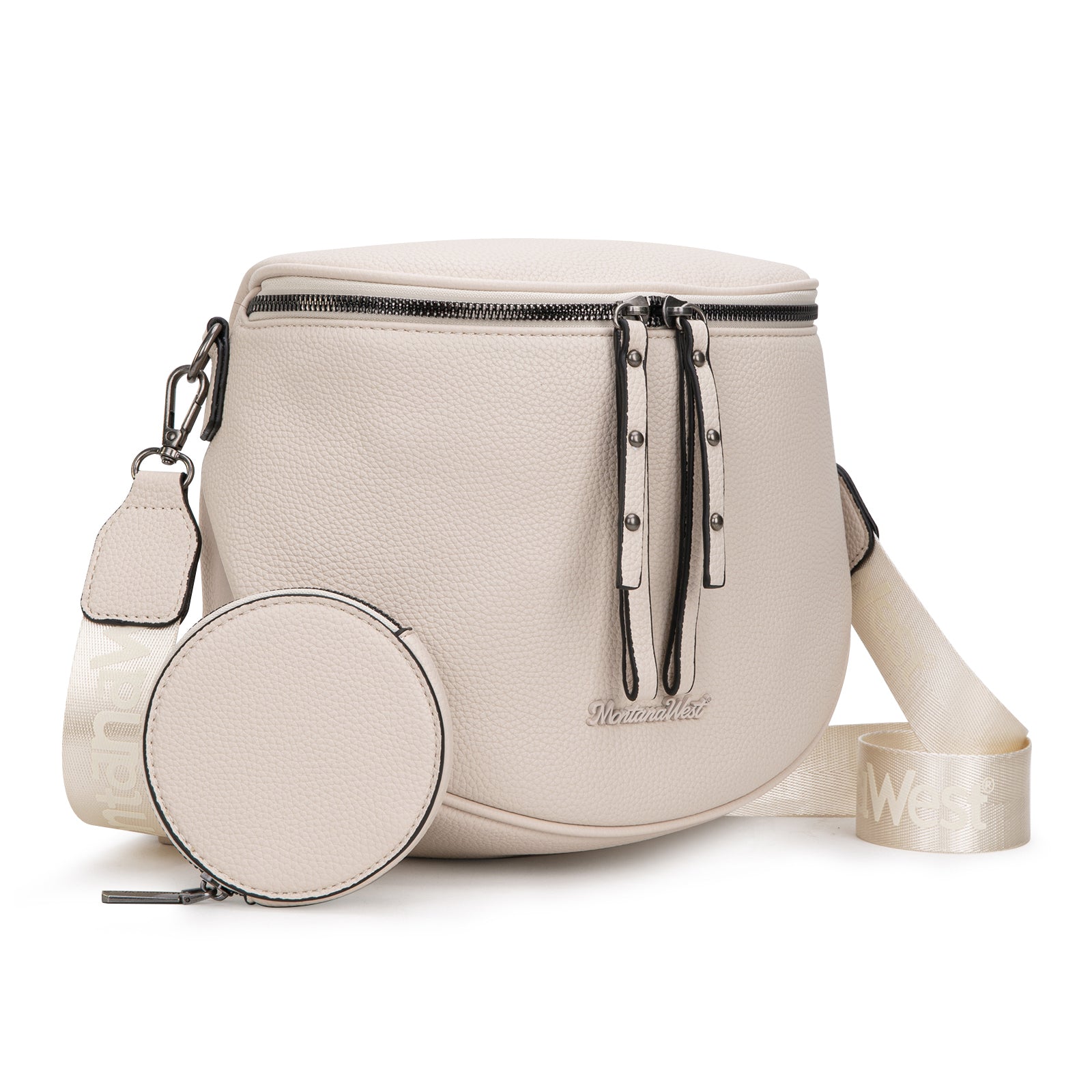 Montana West Crossbody Bags Bum Bag for Women Large Sling Bag with Adjustable Strap and Coin Purse