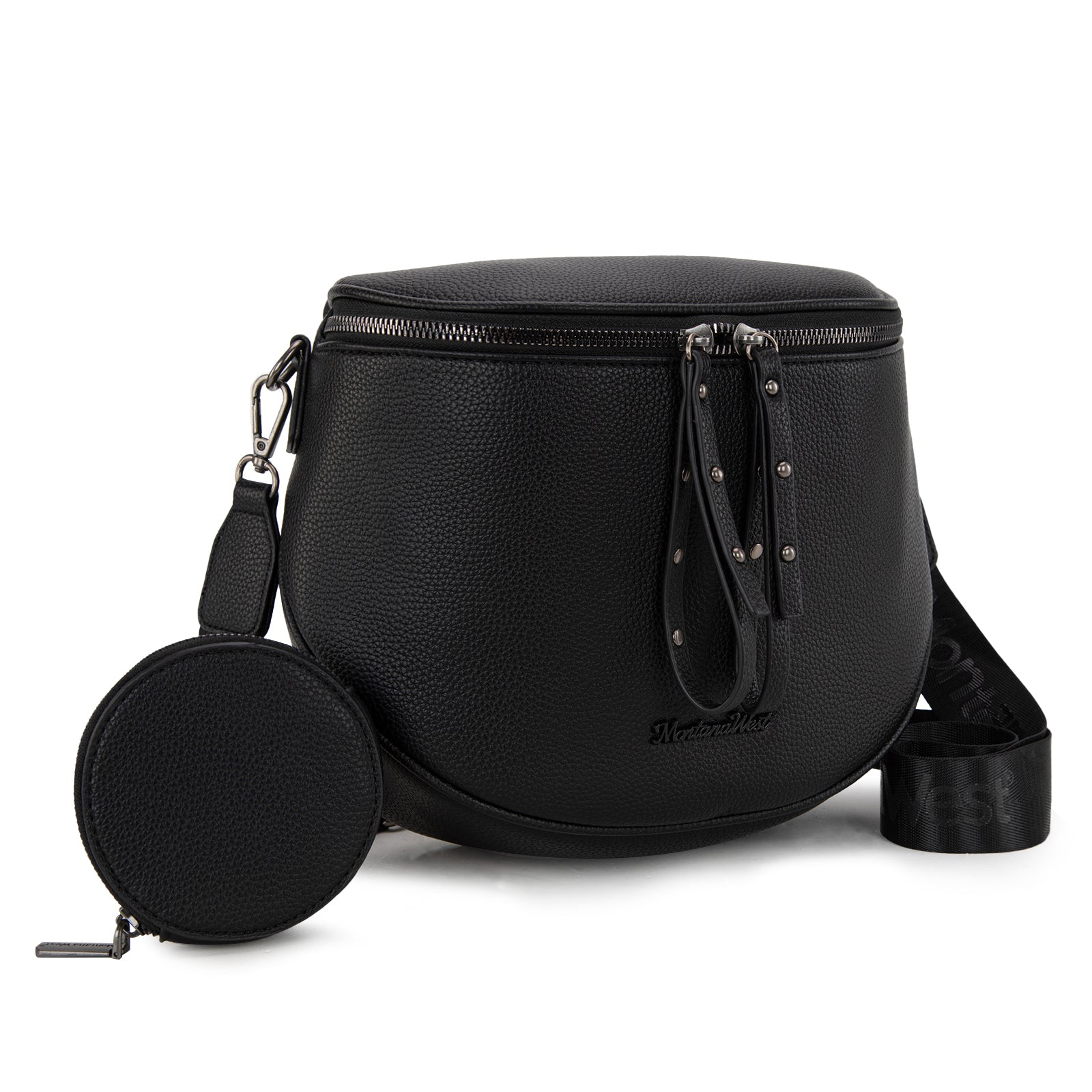 Montana West Crossbody Bags Bum Bag for Women Large Sling Bag with Adjustable Strap and Coin Purse