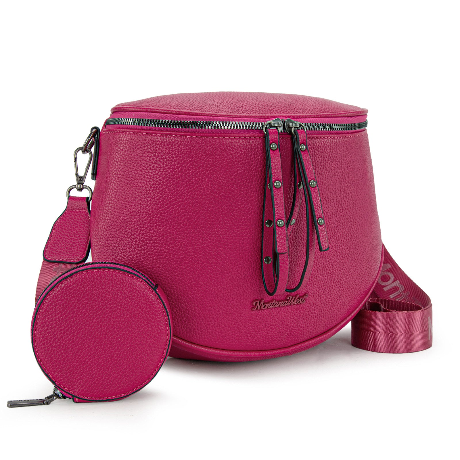 Montana West Crossbody Bags Bum Bag for Women Large Sling Bag with Adjustable Strap and Coin Purse