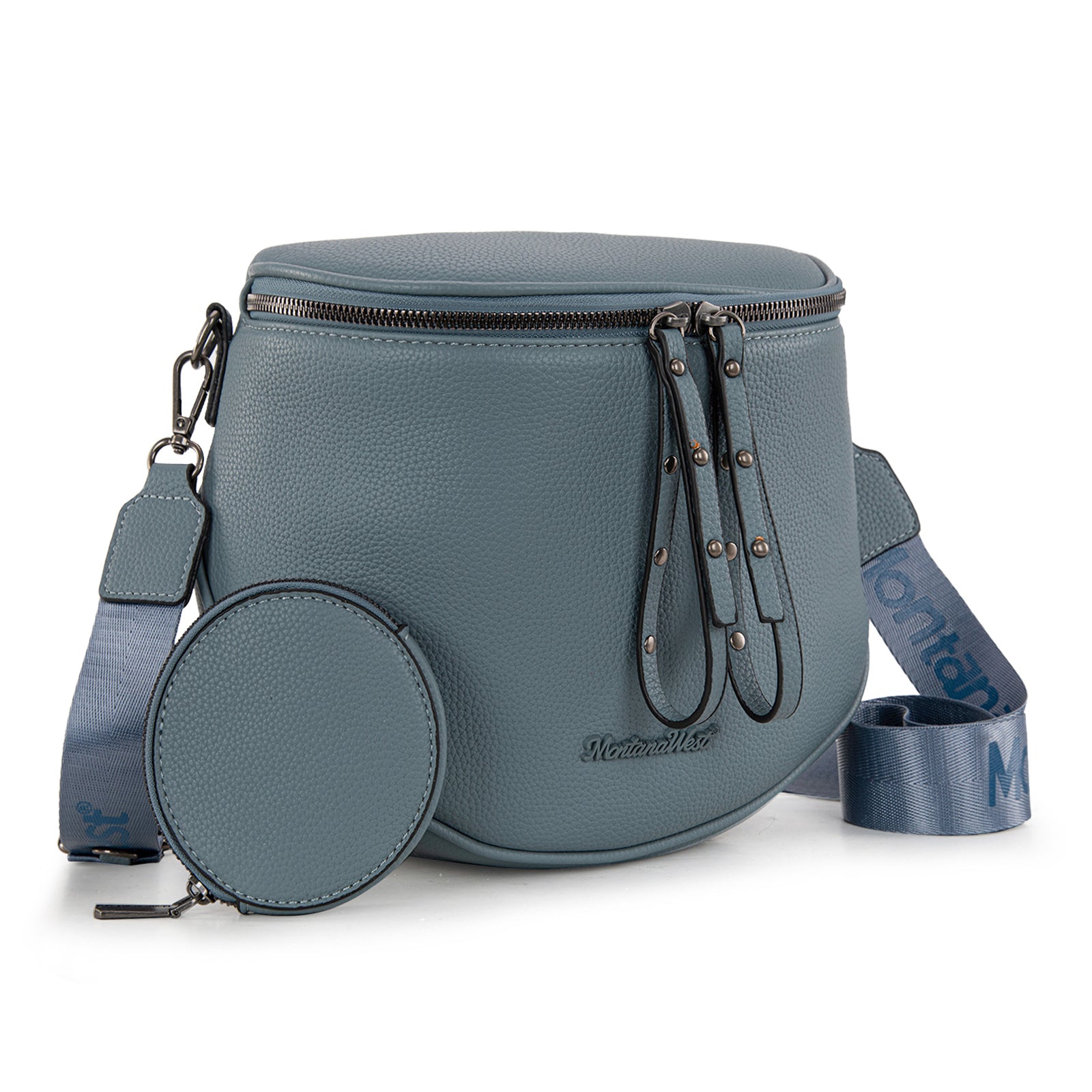 Montana West Crossbody Bags Bum Bag for Women Large Sling Bag with Adjustable Strap and Coin Purse
