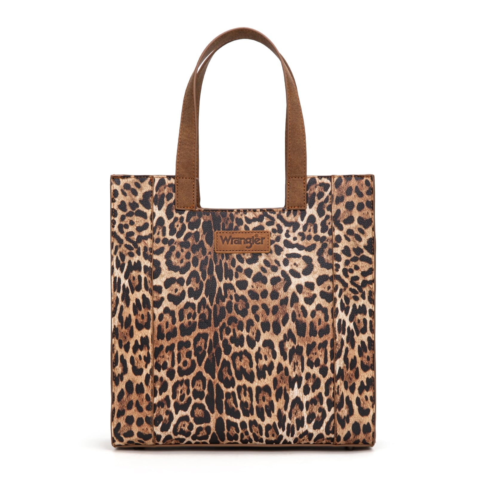 Wrangler Tote Bag for Women Wildside Cheetah Medium Handbag Top Handle for Work Montana West Stylish and Functional Tote Bags for Everyday Use
