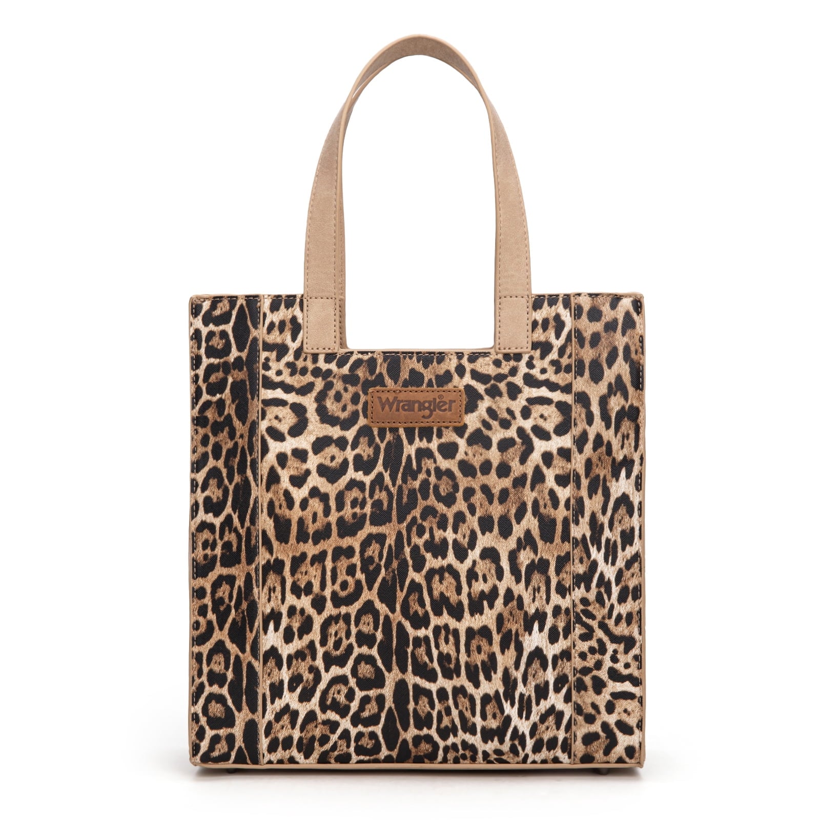 Wrangler Tote Bag for Women Wildside Cheetah Medium Handbag Top Handle for Work Montana West Stylish and Functional Tote Bags for Everyday Use