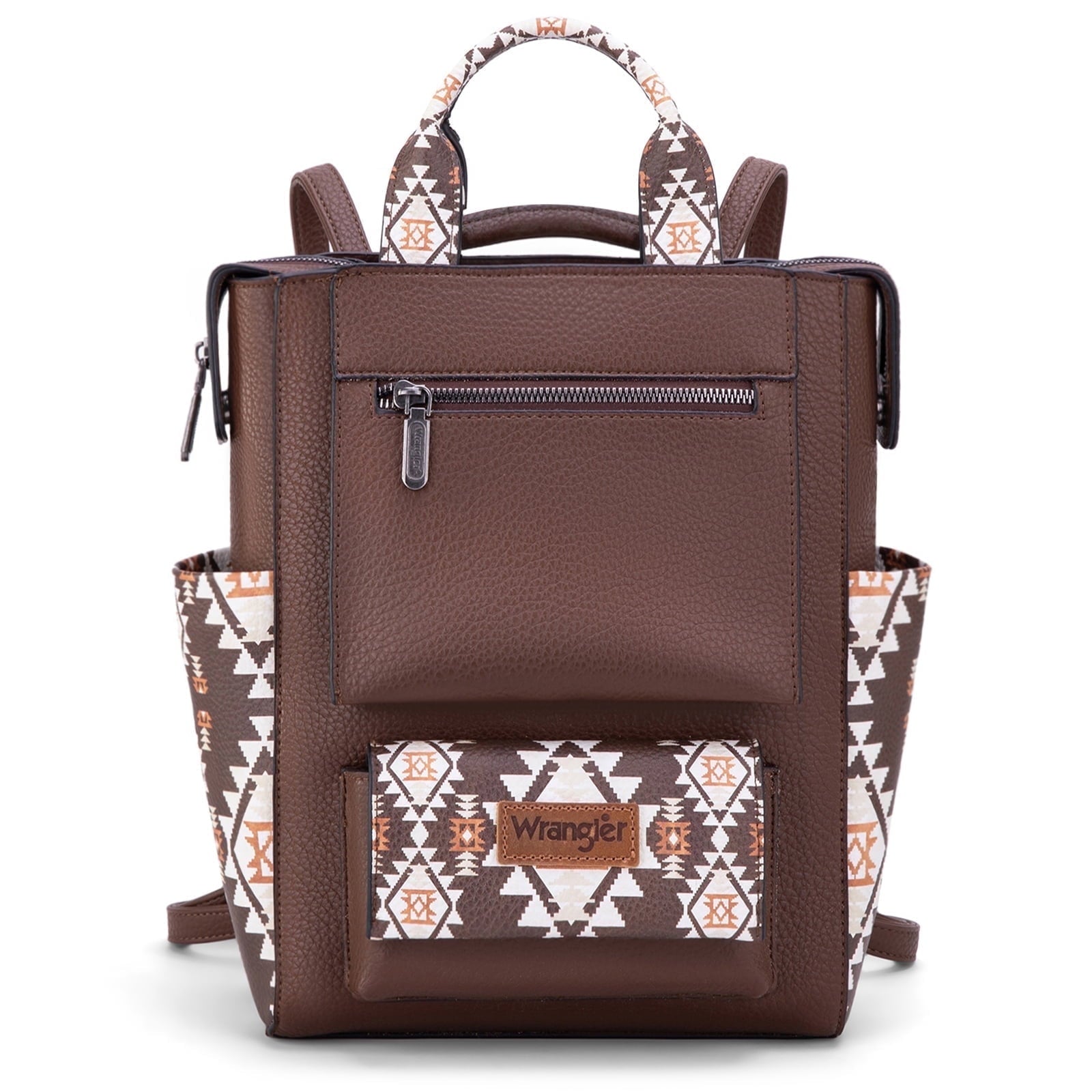 Wrangler Aztec Women Backpack Purse Convertible Fashion Ladies Anti Theft with Adjustable Strap
