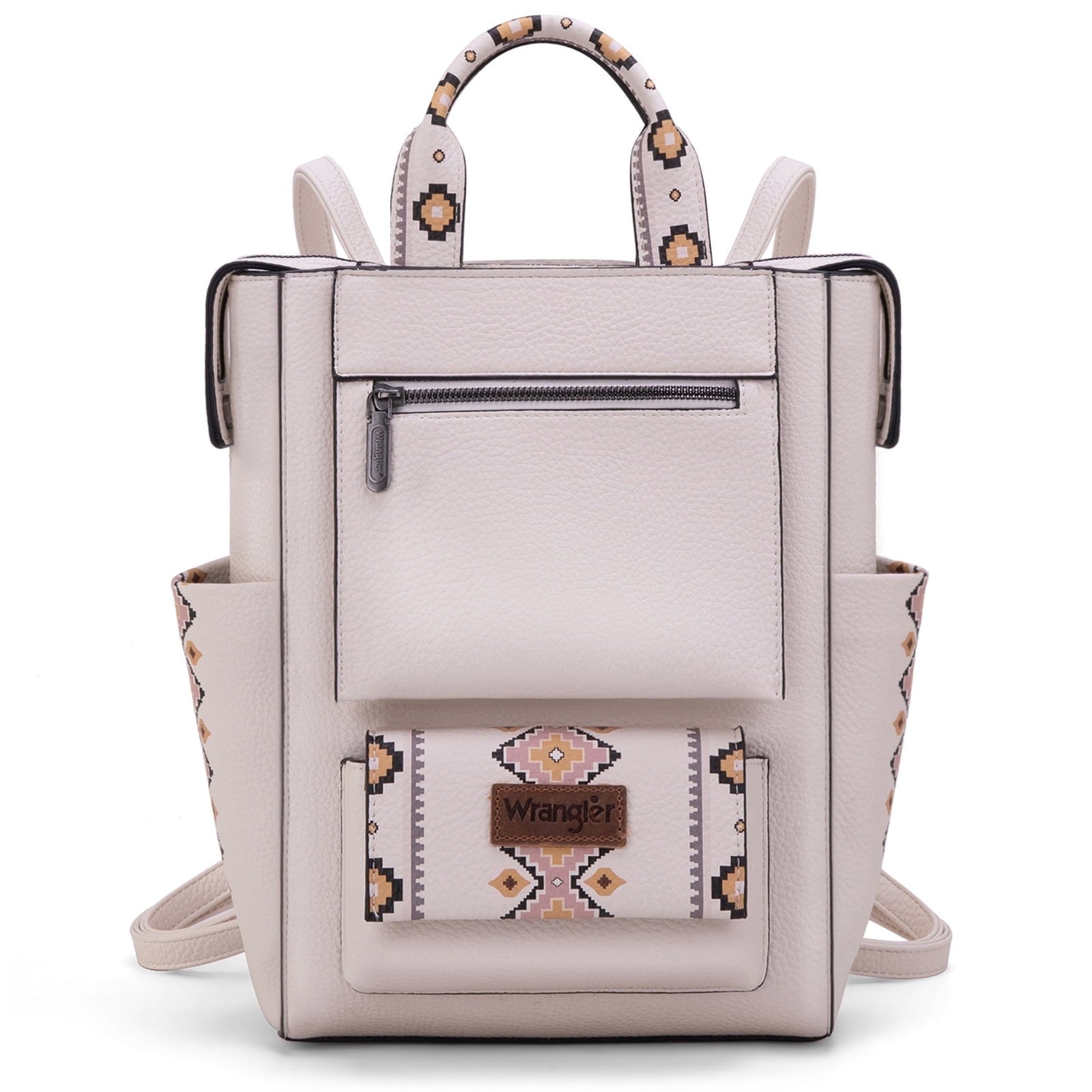 Wrangler Aztec Women Backpack Purse Convertible Fashion Ladies Anti Theft with Adjustable Strap