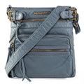 Montana West Crossbody Bag for Women Multi Pocket Shoulder Bags Medium Travel Purses Ultra Soft Washed Leather