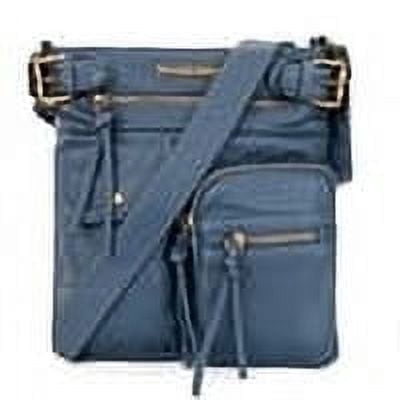 Montana West Crossbody Bag for Women Soft Washed Leather Multi Pocket Shoulder Purses