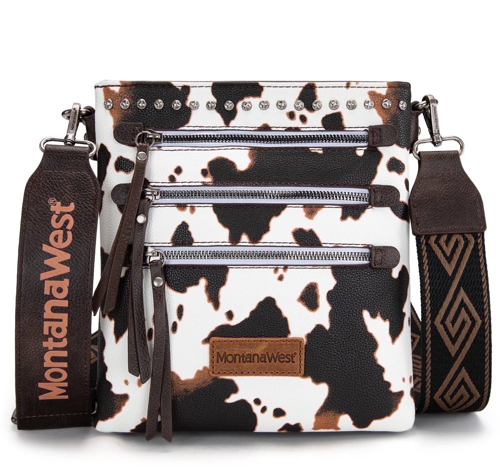 Montana West Crossbody Bags for Women Multi Pocket Cross Body Bag Purses with Guitar Strap
