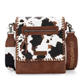 Montana West Crossbody Bags for Women with Dual Compartments Western Crossbody Purse with Leopard Print Guitar Strap