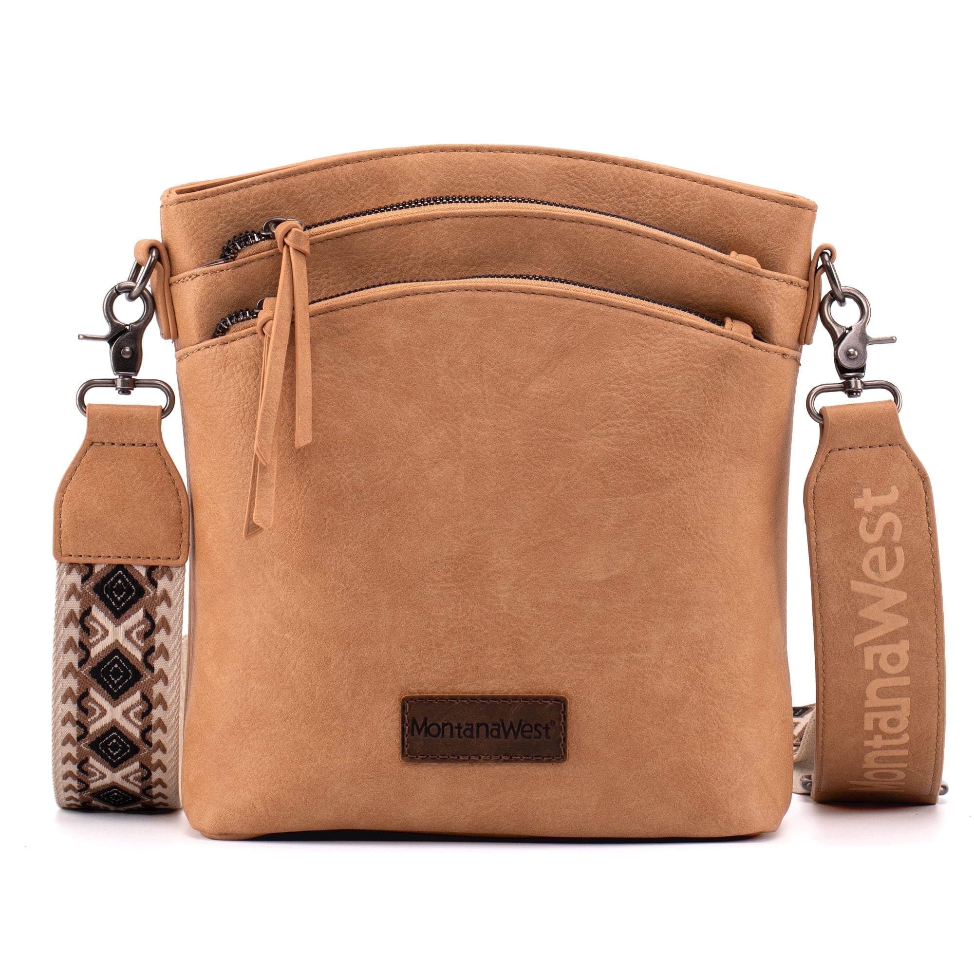 Montana West Crossbody Purses and Handbags for Women Double Compartments Cross Body Bag with Adjustable Strap