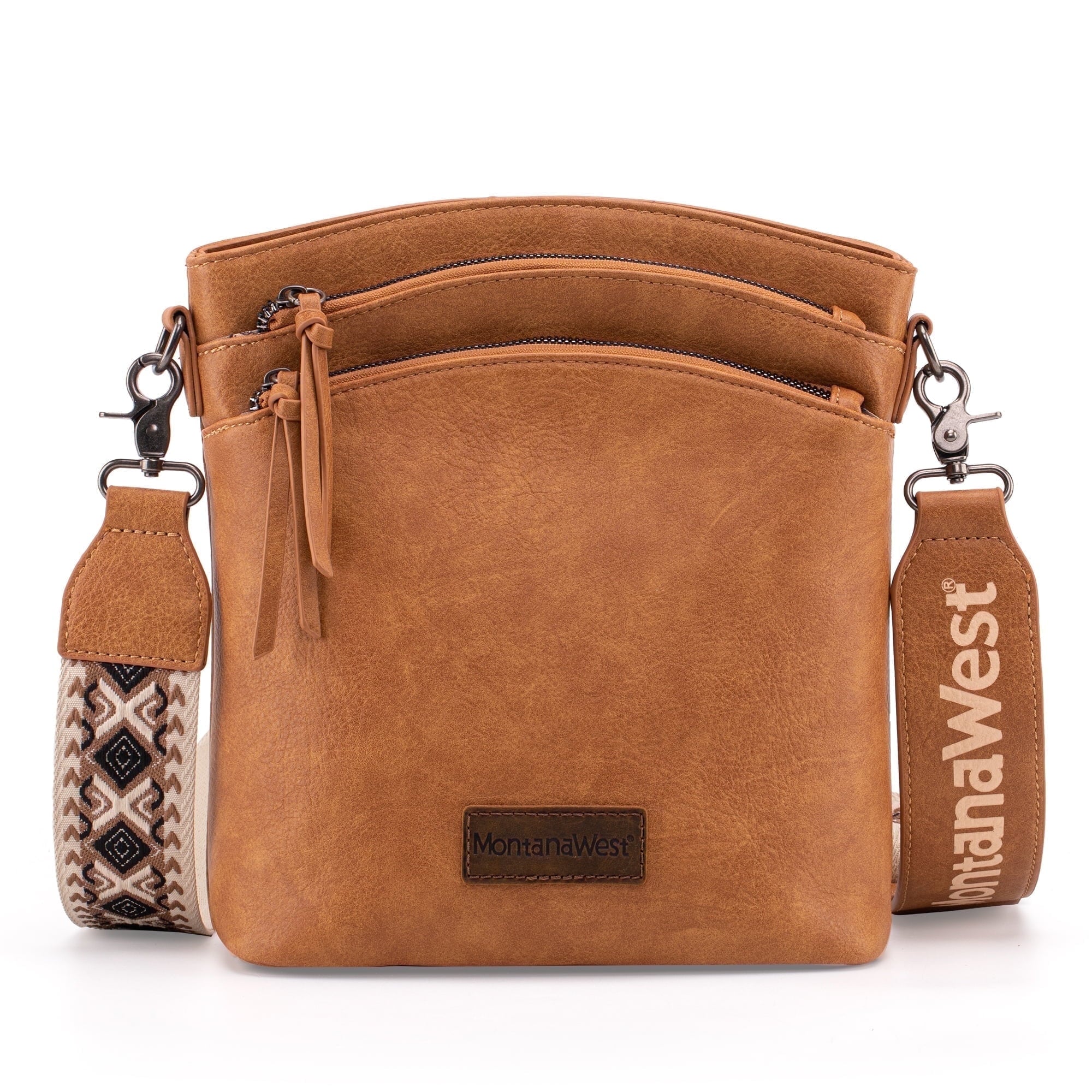 Montana West Crossbody Purses and Handbags for Women Double Compartments Cross Body Bag with Adjustable Strap