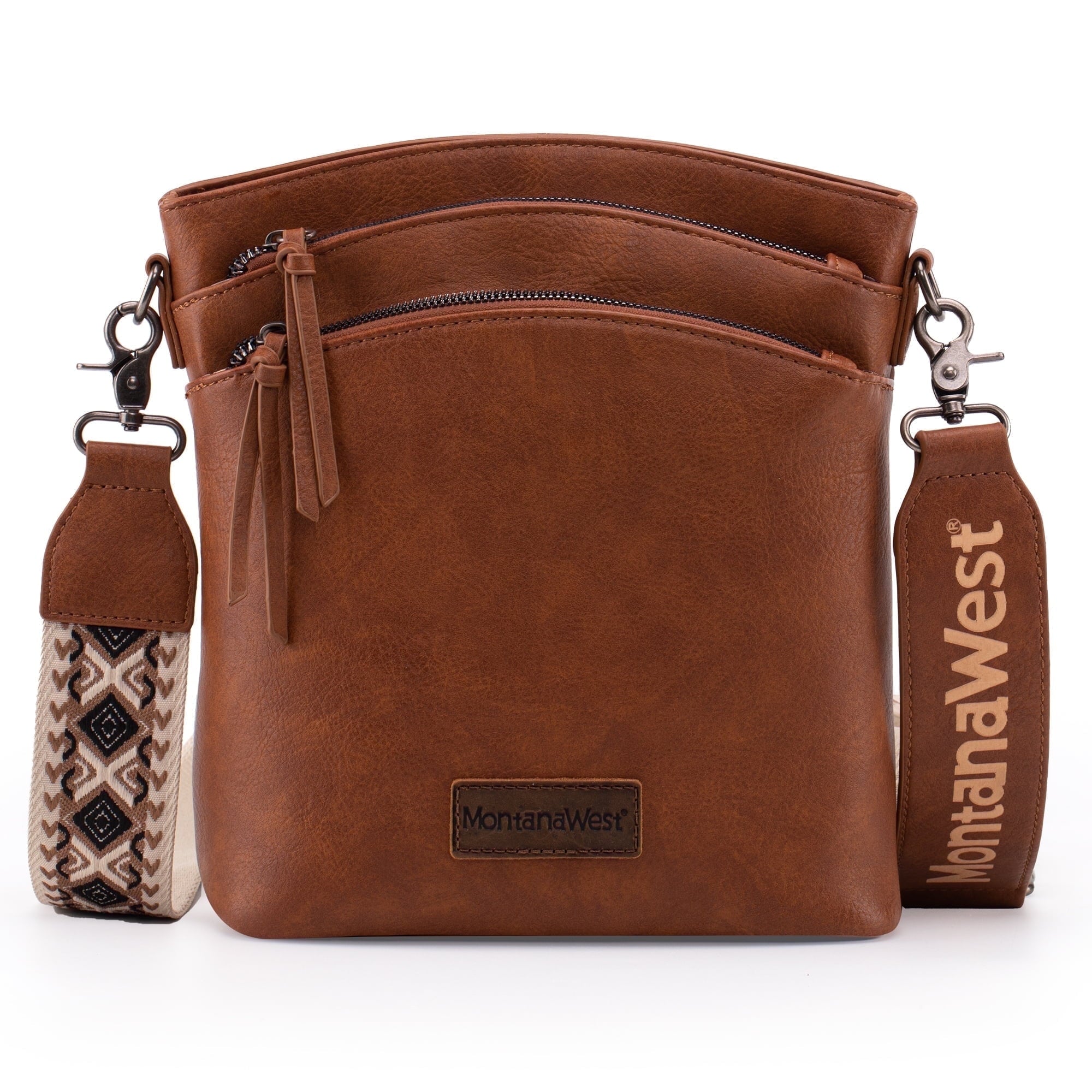Montana West Crossbody Purses and Handbags for Women Double Compartments Cross Body Bag with Adjustable Strap