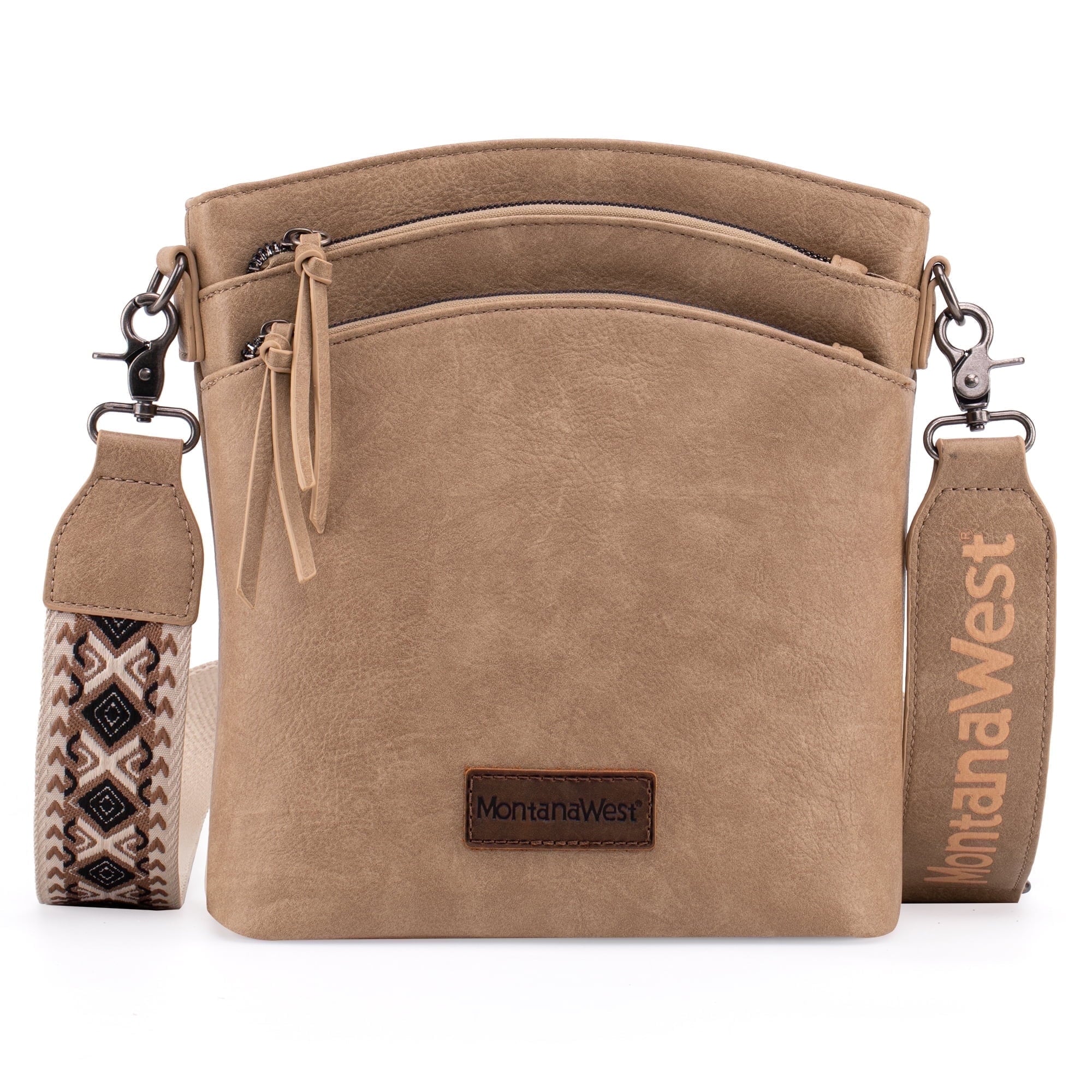 Montana West Crossbody Purses and Handbags for Women Double Compartments Cross Body Bag with Adjustable Strap