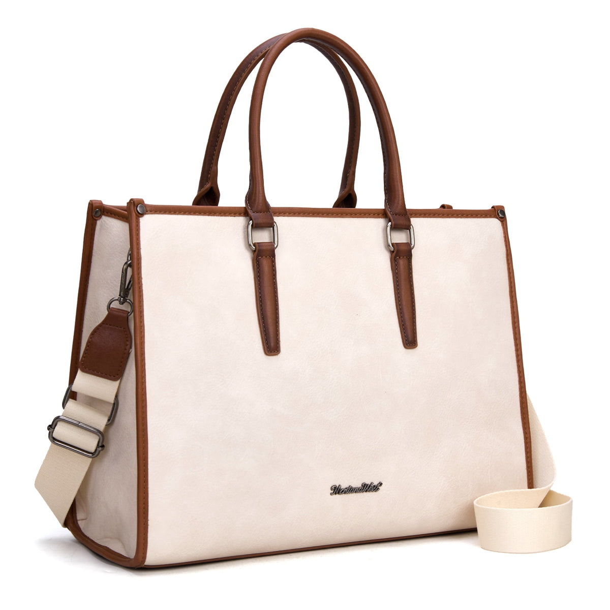 Montana West Laptop Tote Bag for Women 15.6 Inch Computer Bags Business Office Work Briefcase With Adjustable Shoulder Strap