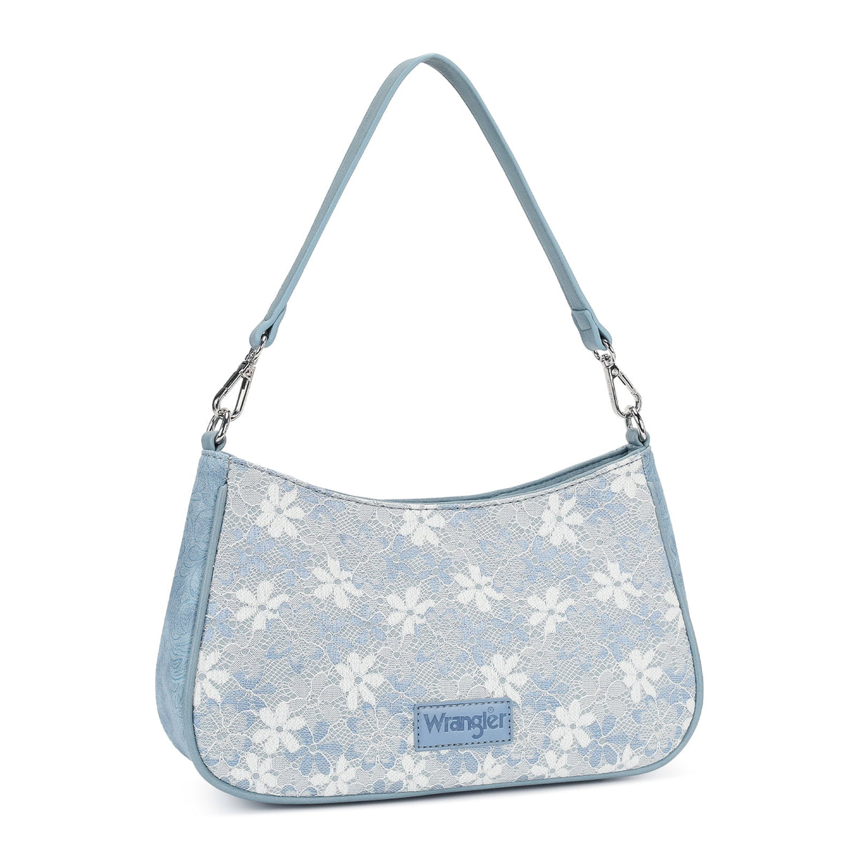 Wrangler Shoulder Bag for Women Lace Floral Small Purse Hobo Handbag