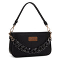 Wrangler Small Shoulder Bag Cheetah Print Clutch Purse Hobo Handbag with Acrylic Strap