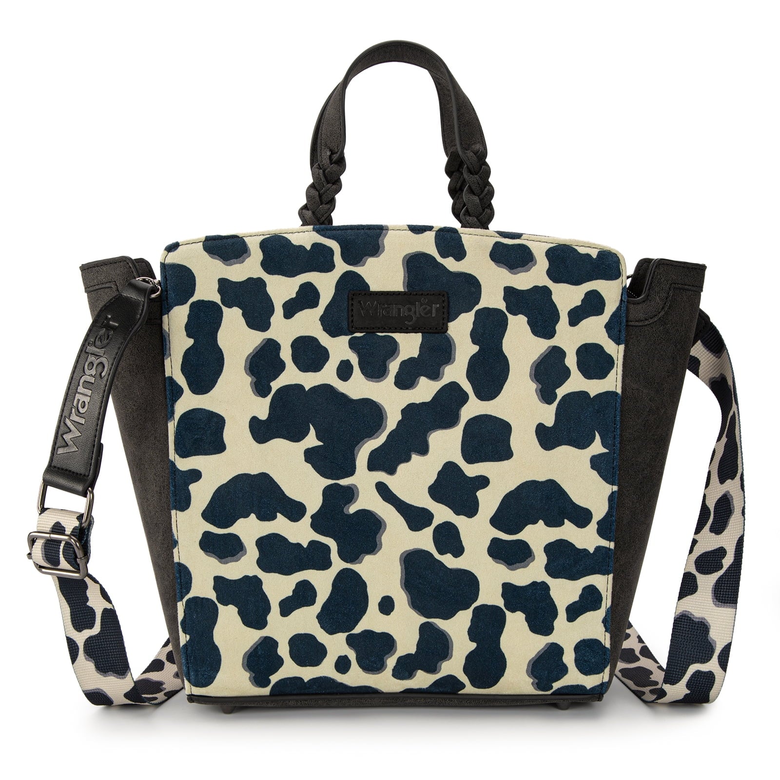 Wrangler Women's Animal Print Crossbody Bag Versatile Top-Handle Shoulder Bag for Everyday Travel & Casual Use
