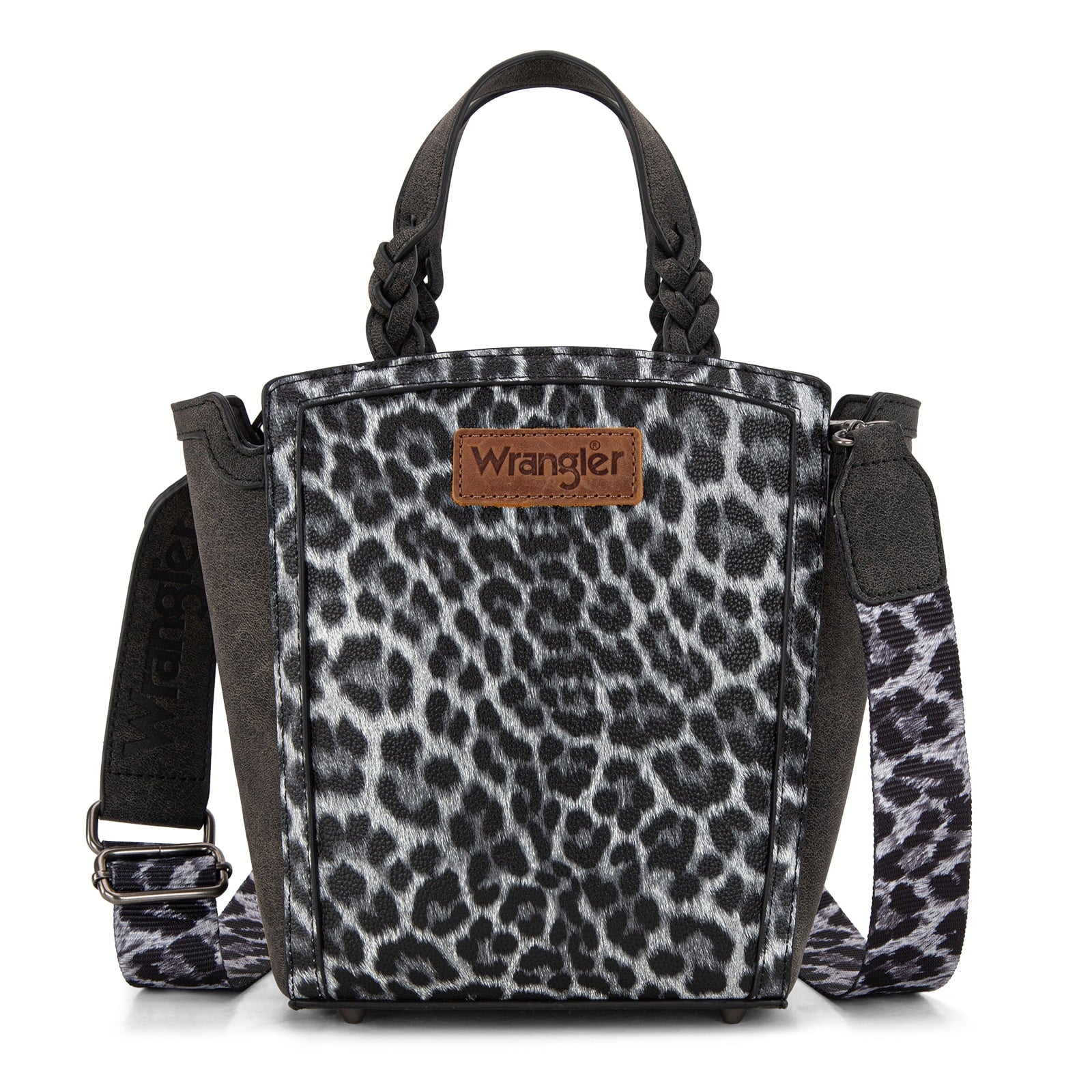 Wrangler Purse for Women Animal Print Crossbody Bags Top-Handle Shoulder Bag Leopard Print Handbag for Everyday Casual Use