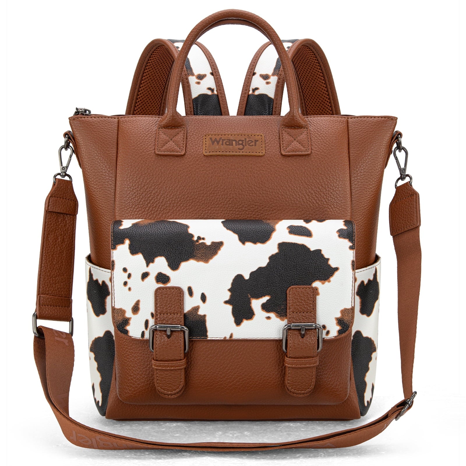 Wrangler Backpack Purse for Women Medium Size Convertible Backpack with Crossbody Strap for Travel Work