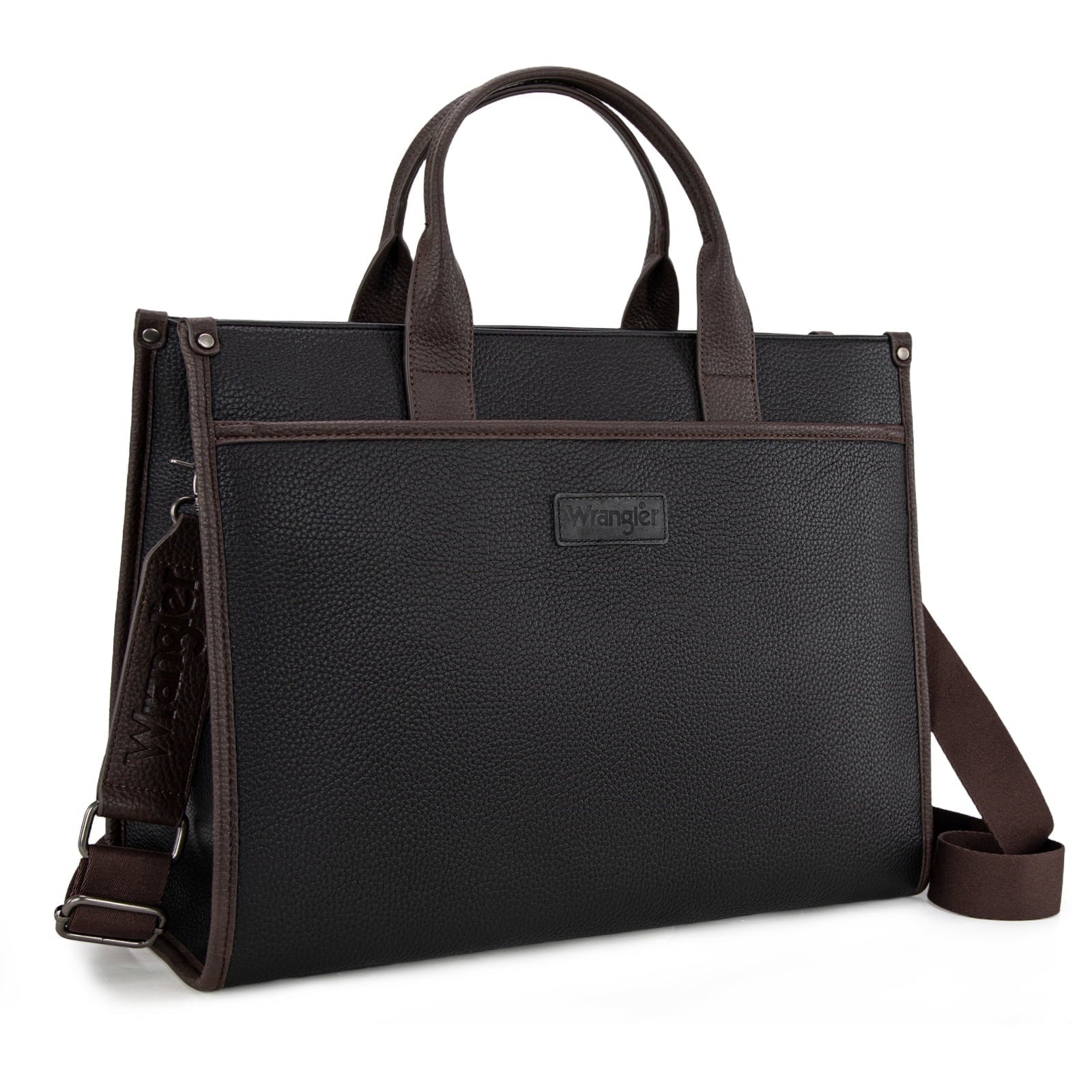 Wrangler Laptop Bag for Women 15.6 Inch Vintage Work Messenger Bag for Business Briefcase Handbag with Adjustable Shoulder Strap