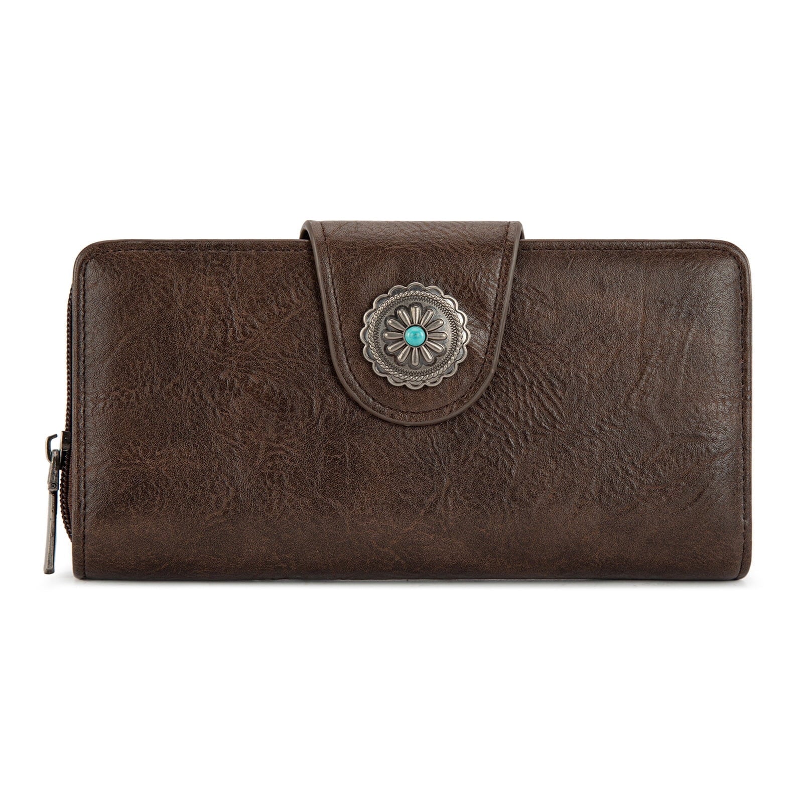 Montana West Purses for Women RFID Blocking Wallet Large Capacity Phone Clutch Wallet Ladies Western Bifold Wallet Wallets for Women Leather Wallet with Card Holder