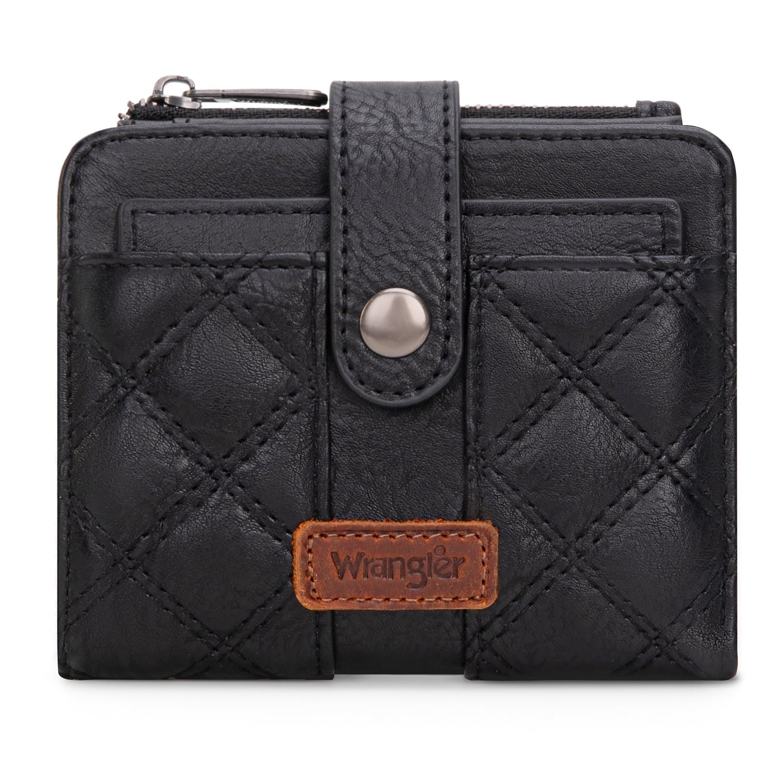 Wrangler Wallet for Women Small Bifold Wallet Womens Ladies Female Credit Card Wallet with Removable ID Window