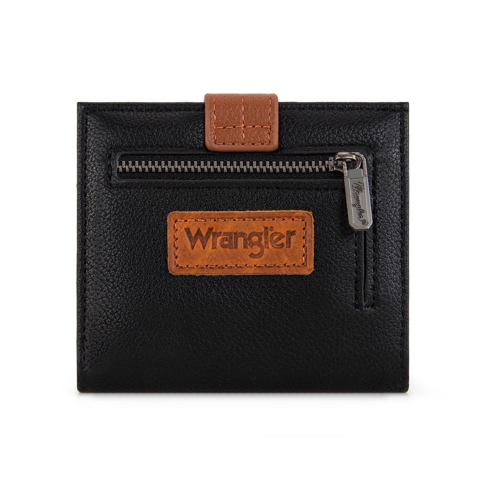 Wrangler Small Women's Wallet Slim Bifold Wallet RFID Credit Card Holder Minimalist Zipper Coin Pocket