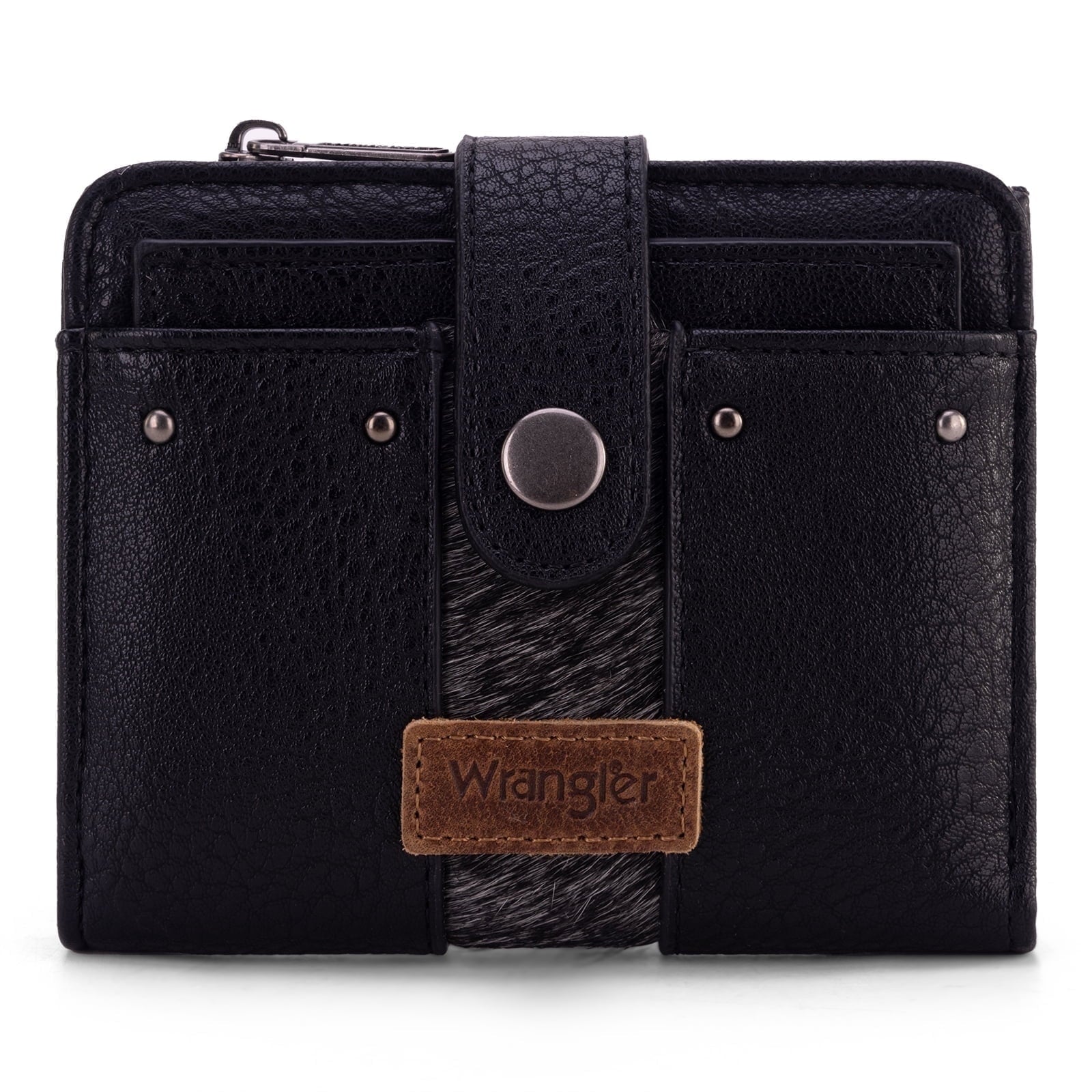 Wrangler Wallet for Women Small Bifold Wallet Womens Ladies Female Credit Card Wallet with Removable ID Window