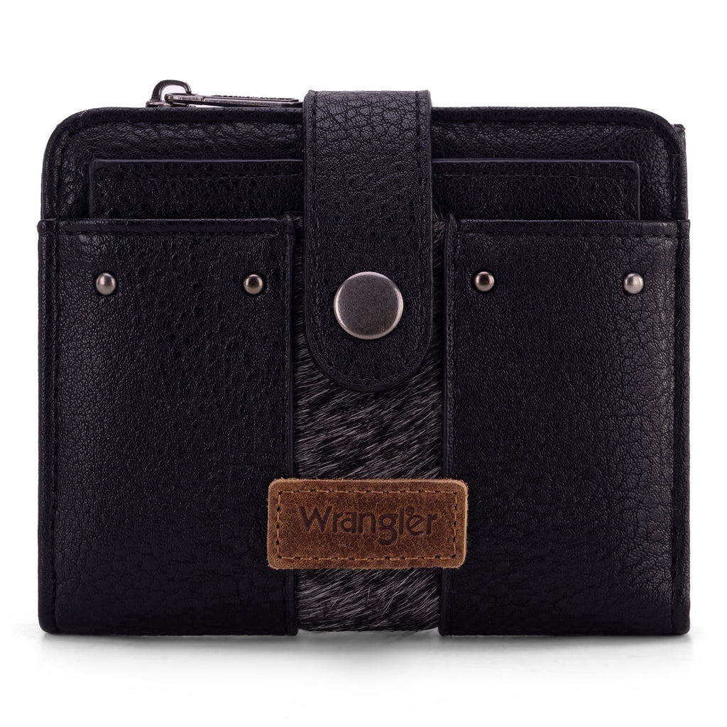 Wrangler Cowhide Women's Wallets Small Wallet Women Wallets, Card Cases & Money Organizers Ladies Female wallet with Removable ID Window
