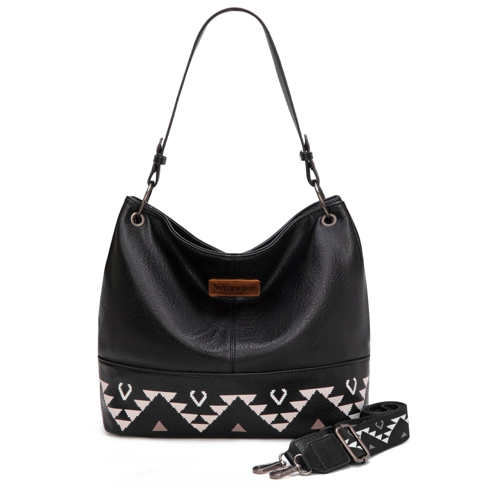 Wrangler Hobo Bags for Women Vegan Leather Top Handle Shoulder Purses and Handbags
