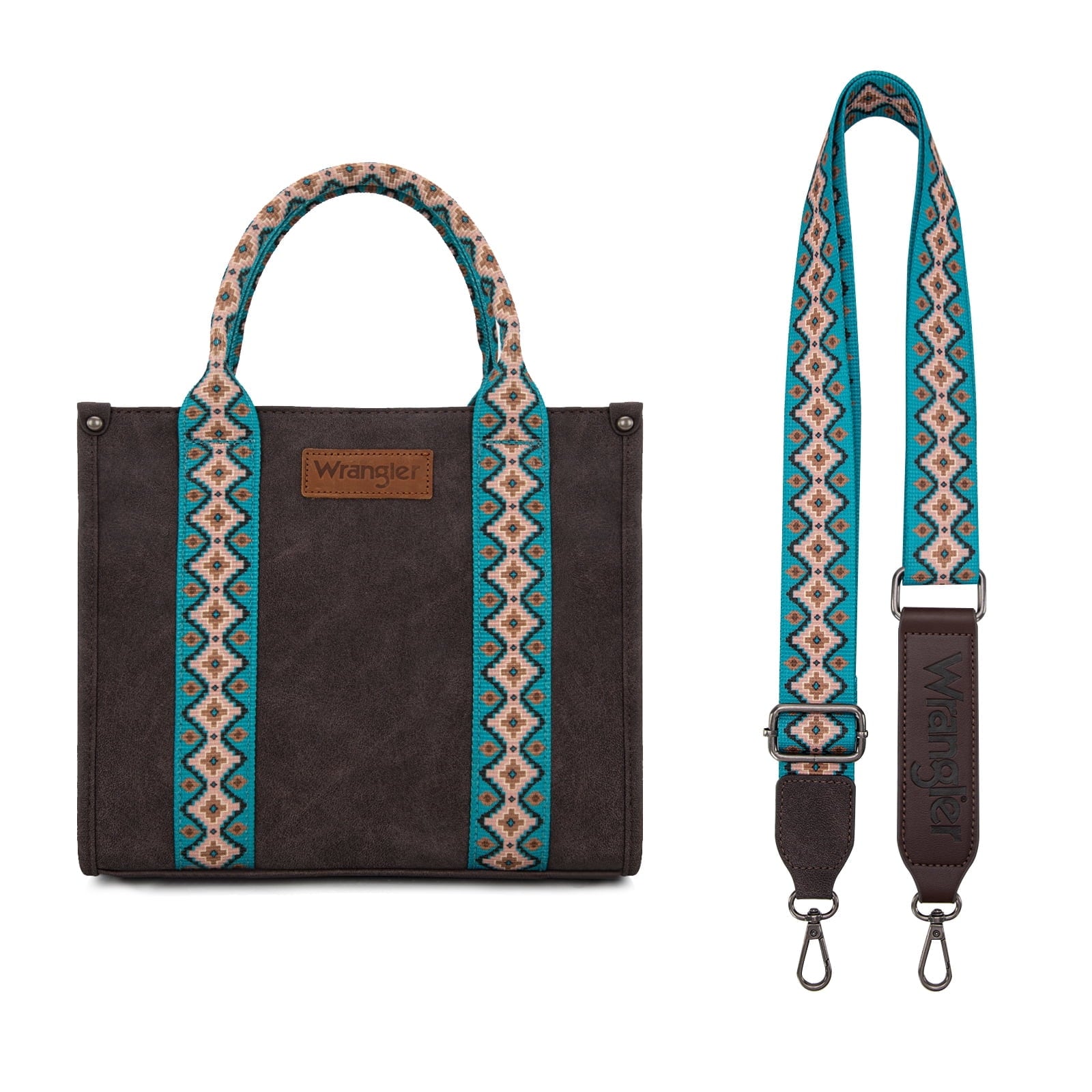 Wrangler Aztec Tote Bag for Women Boho Shoulder Purse