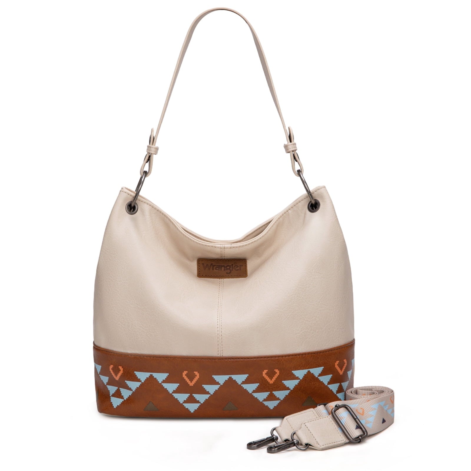 Wrangler Hobo Bags for Women Vegan Leather Top Handle Shoulder Purses and Handbags