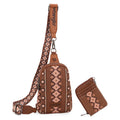 Wrangler Aztec Crossbody Sling Bags for Women Wallet Se