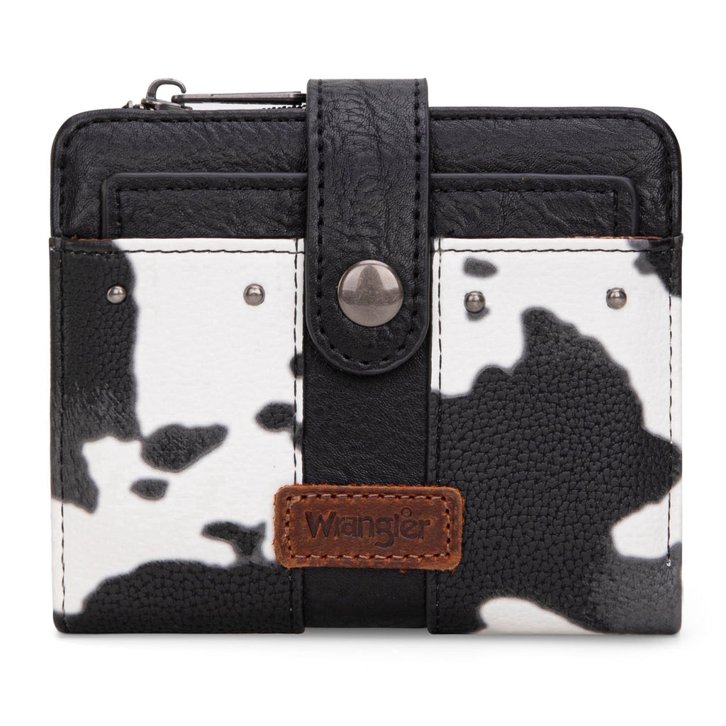 Wrangler Cowhide Women's Wallets Small Wallet Women Wallets, Card Cases & Money Organizers Ladies Female wallet with Removable ID Window