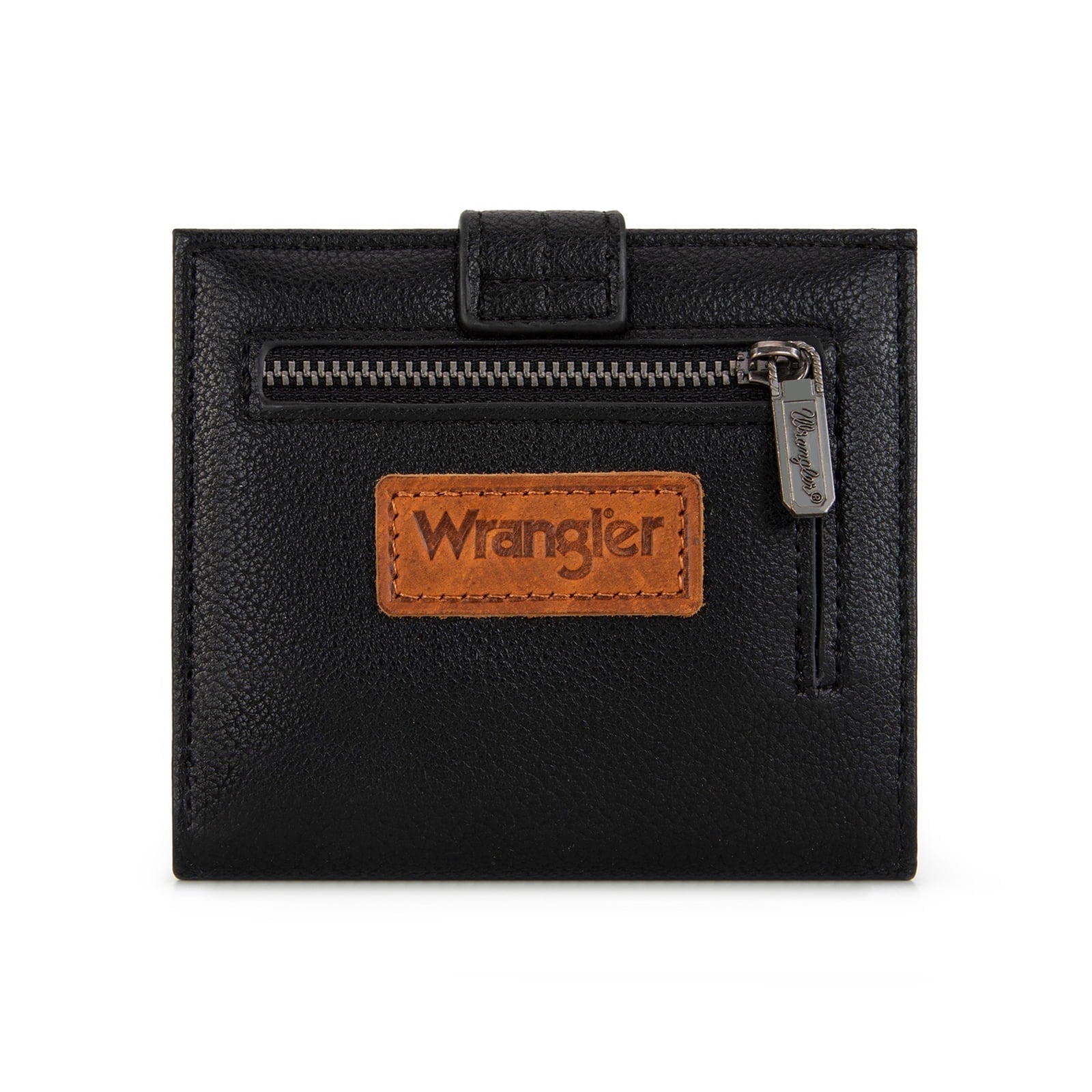 Wrangler Small Women's Wallet Slim Bifold Wallet RFID Credit Card Holder Minimalist Zipper Coin Pocket