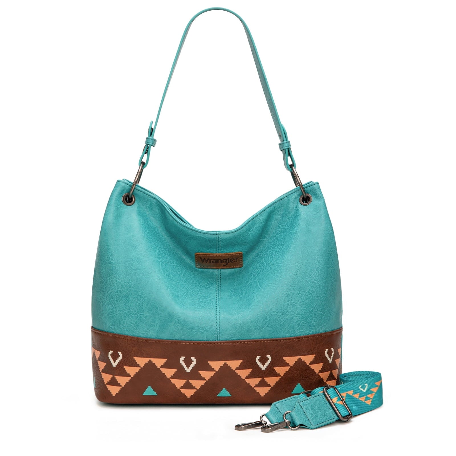 Wrangler Hobo Bags for Women Vegan Leather Top Handle Shoulder Purses and Handbags