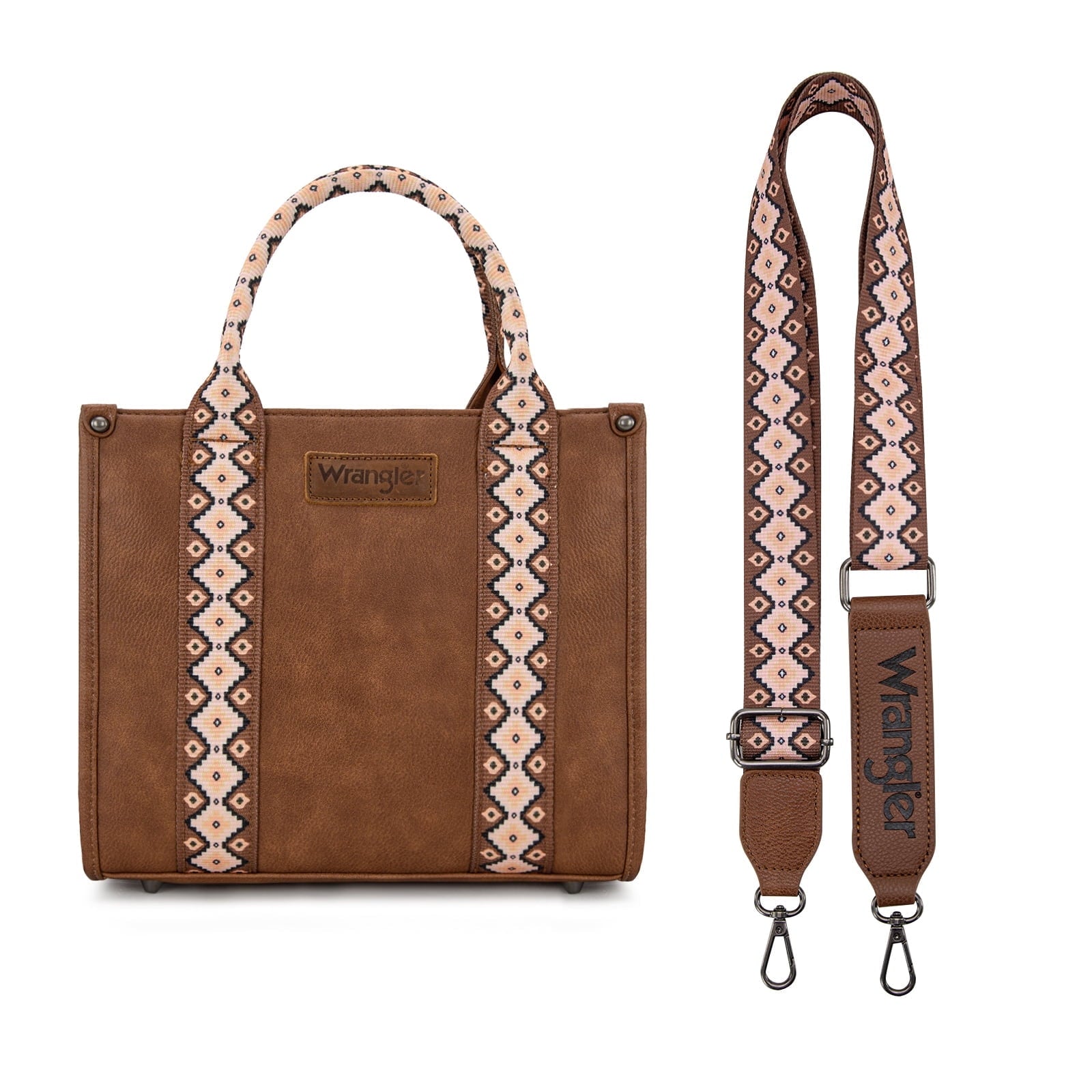 Wrangler Aztec Tote Bag for Women Boho Shoulder Purse