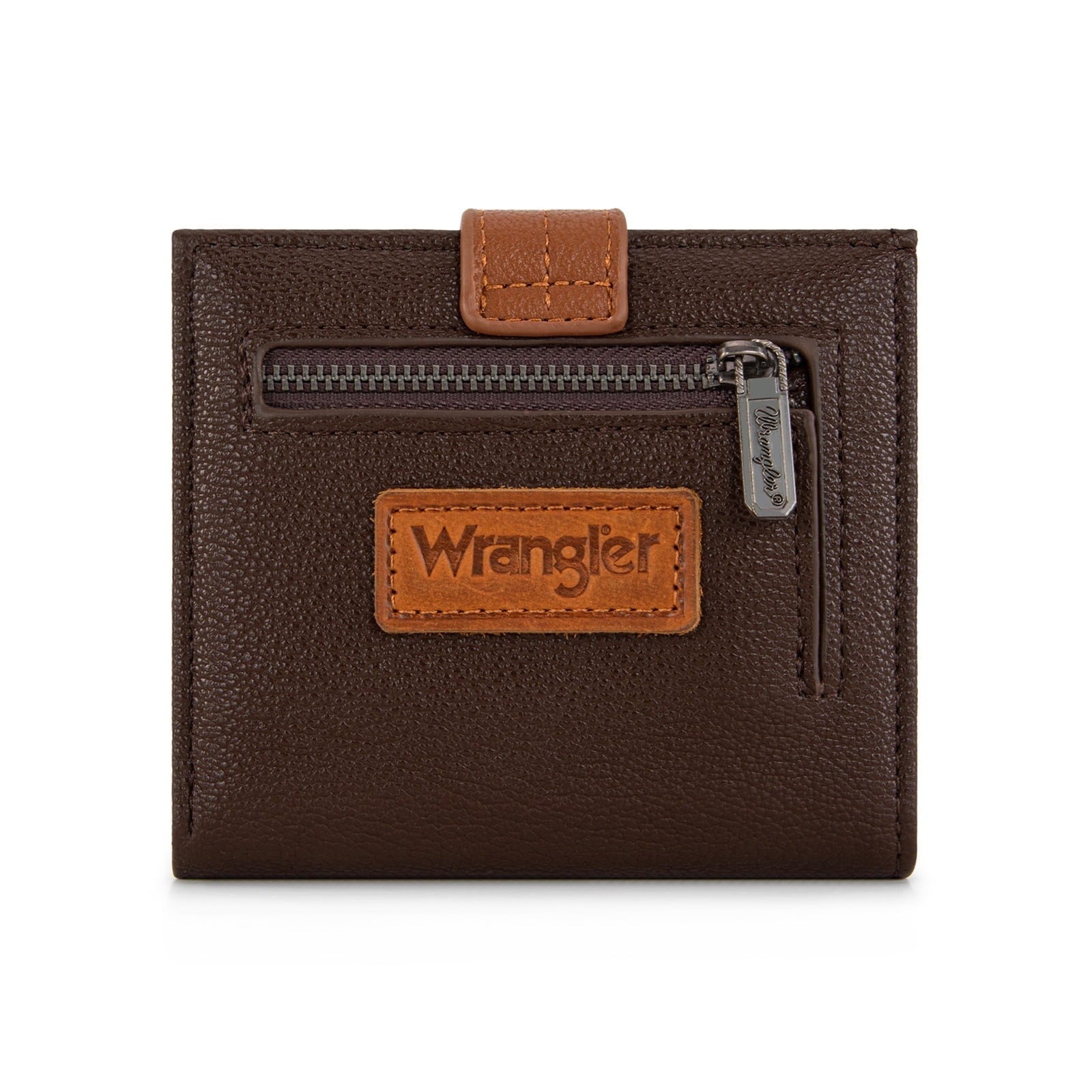 Wrangler Small Women's Wallet Slim Bifold Wallet RFID Credit Card Holder Minimalist Zipper Coin Pocket