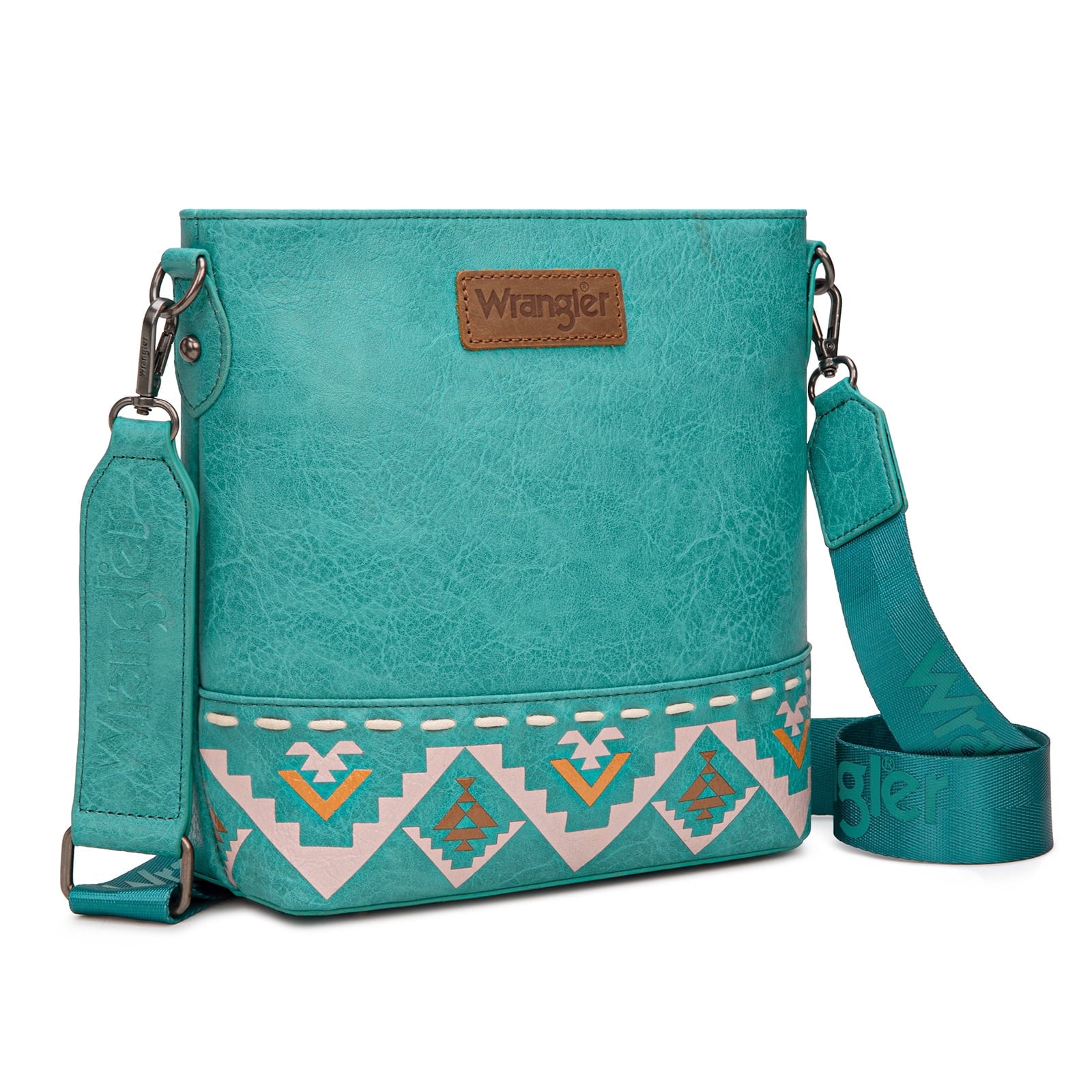 Wrangler Crossbody Purses for Women Two Tone Crossbody Bags Women Purses and Handbags