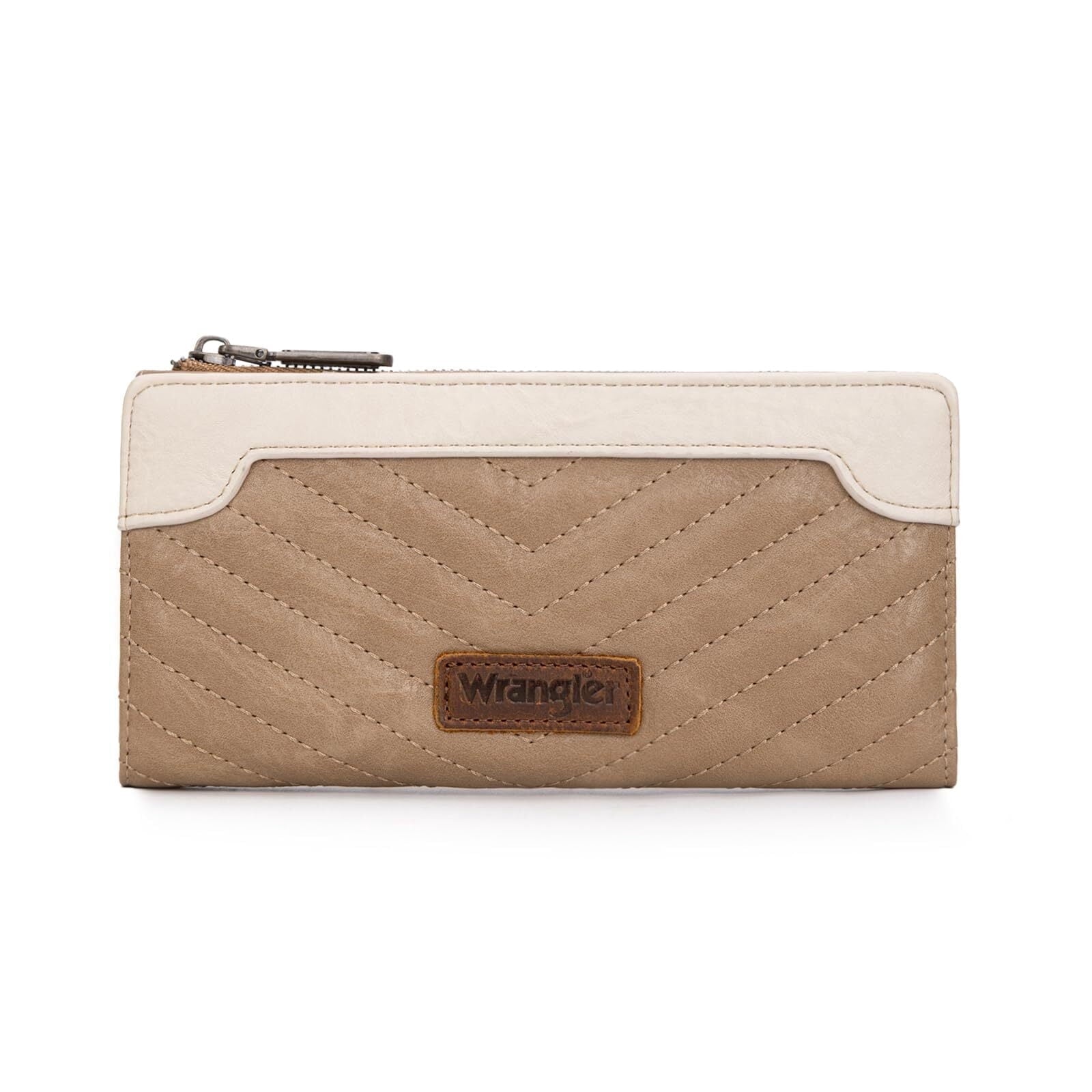 Wrangler Minimalist Wallet Credit Card Wallet for Women with Smooth Zippers