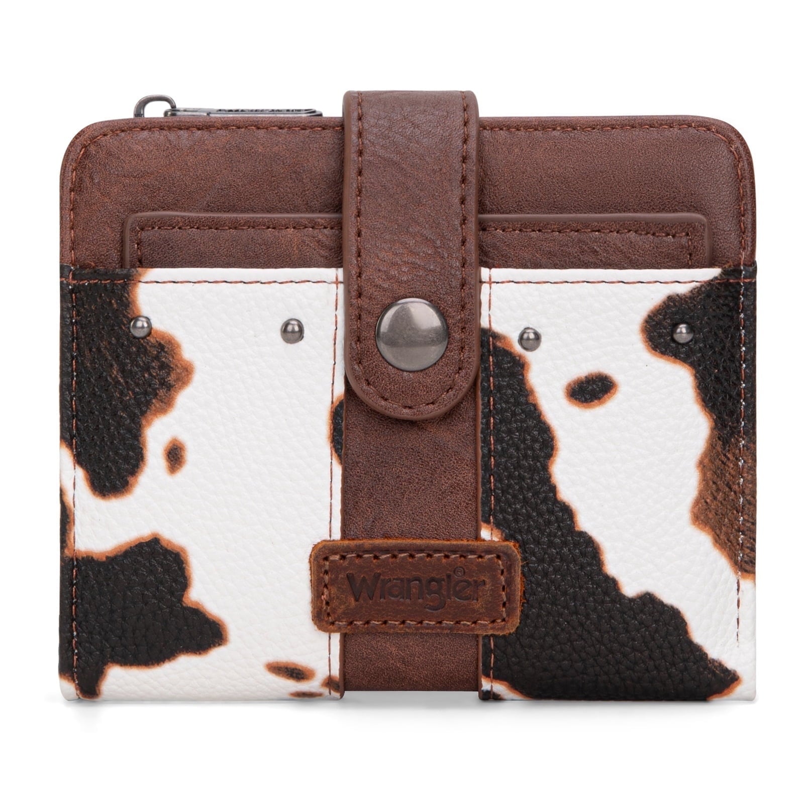 Wrangler Wallet for Women Small Bifold Wallet Womens Ladies Female Credit Card Wallet with Removable ID Window