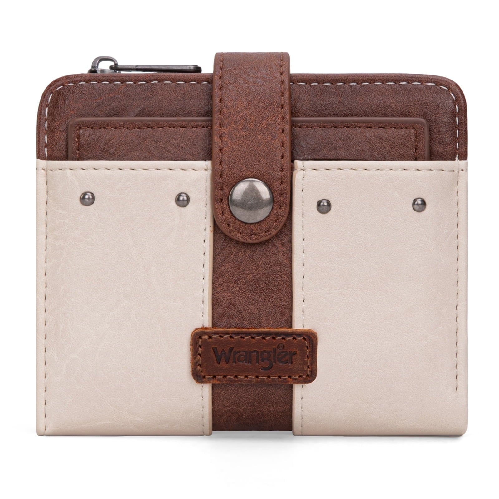Wrangler Wallet for Women Small Bifold Wallet Womens Ladies Female Credit Card Wallet with Removable ID Window