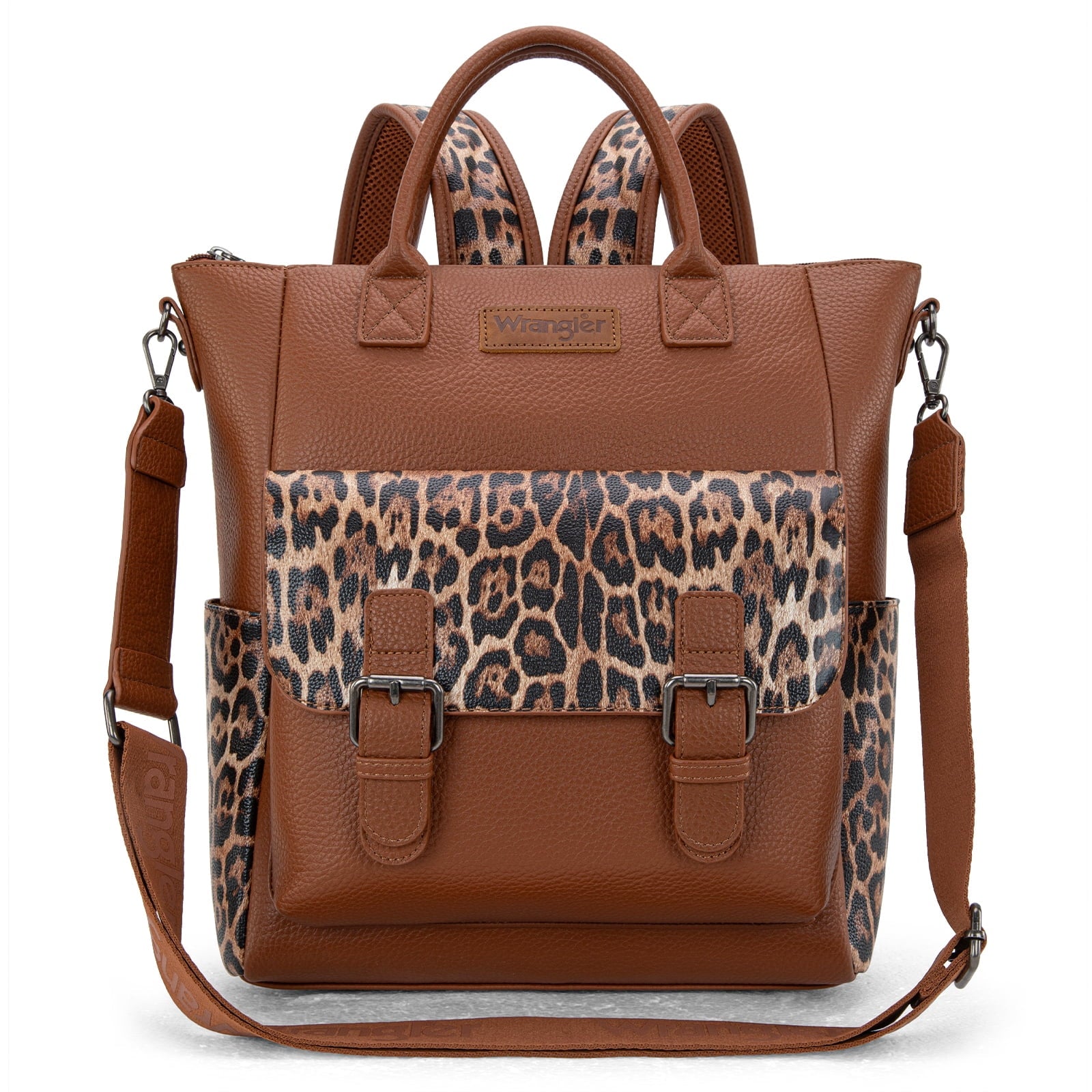 Wrangler Backpack Purse for Women Medium Size Convertible Backpack with Crossbody Strap for Travel Work