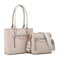 Montana West 2Pcs Handbags Set for Women Large Tote Bags Purse with Cute Crossbody bags