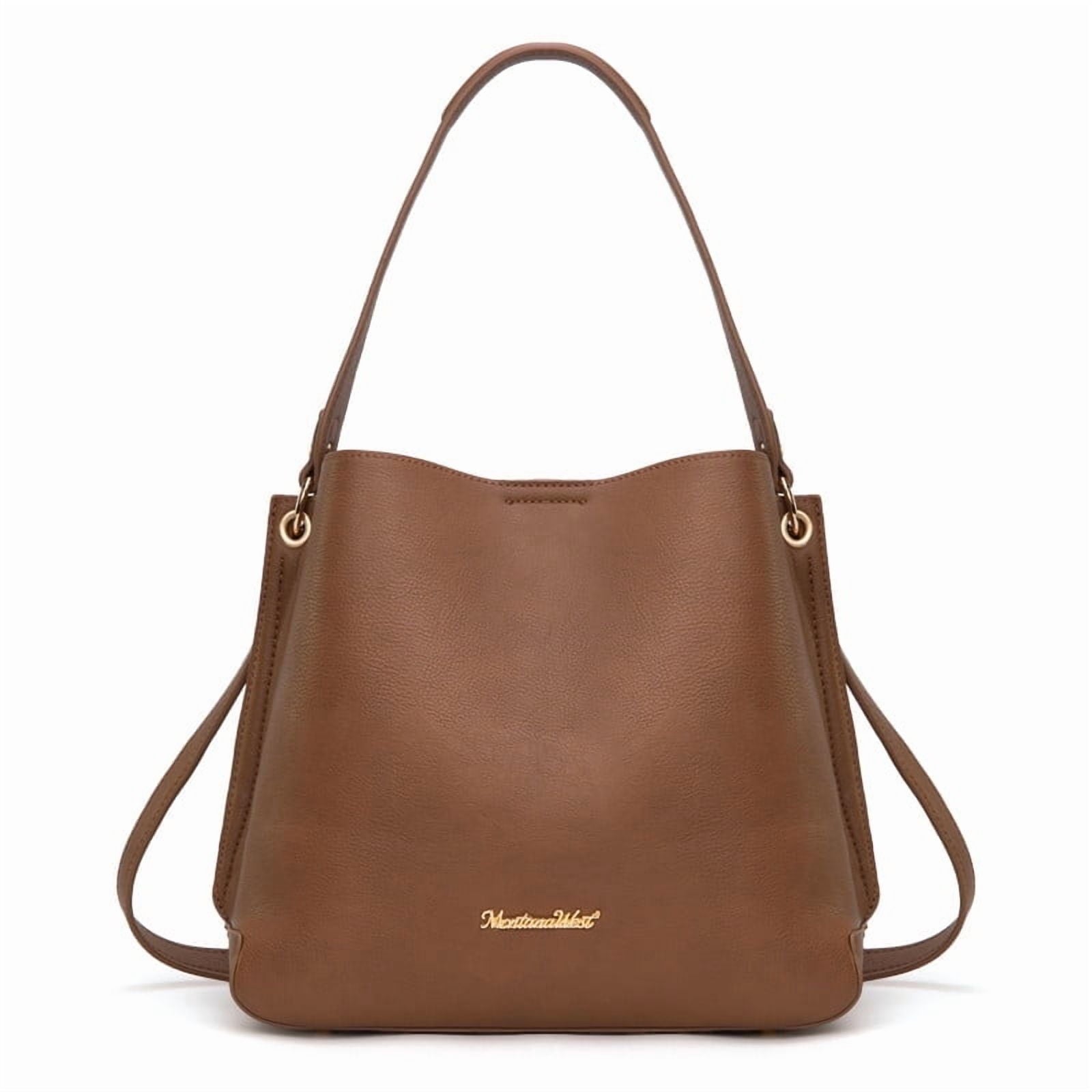 Montana West Hobo Purse for Women Bucket Shoulder Bag with Crossbody Strap