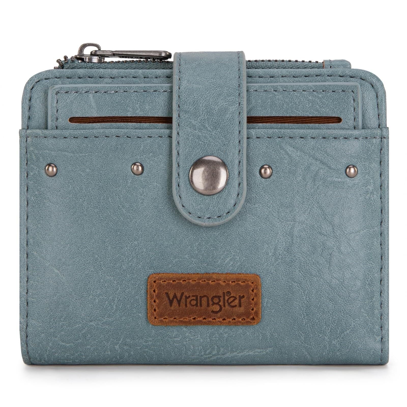 Wrangler Wallet for Women Small Bifold Wallet Womens Ladies Female Credit Card Wallet with Removable ID Window
